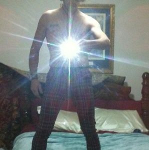 Tripp Plaid Punk Rock Skinny Jeans